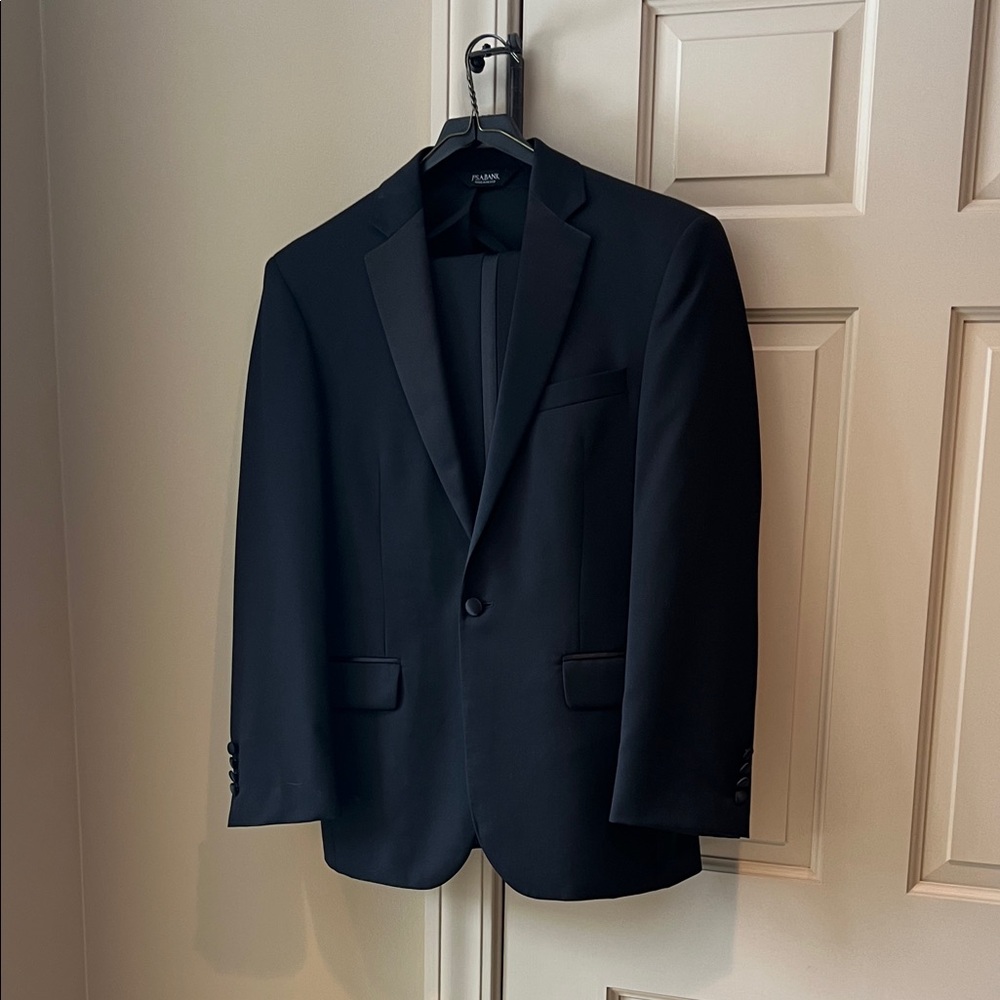 Jos. A. Bank Elegant Black Tuxedo Jacket